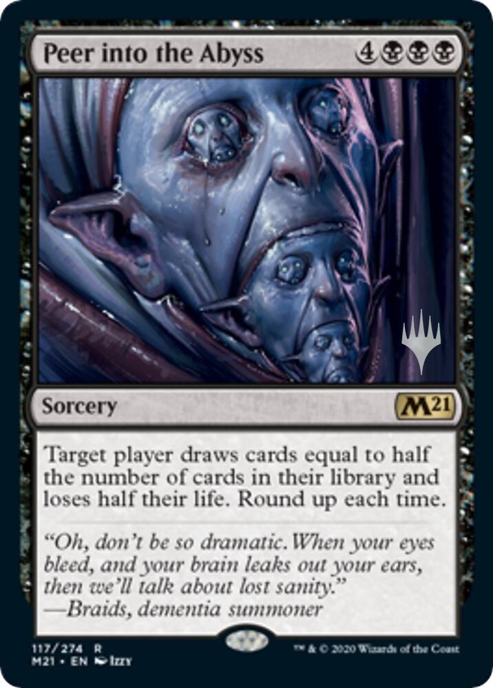 Peer into the Abyss (117) [Core Set 2021 Promos]