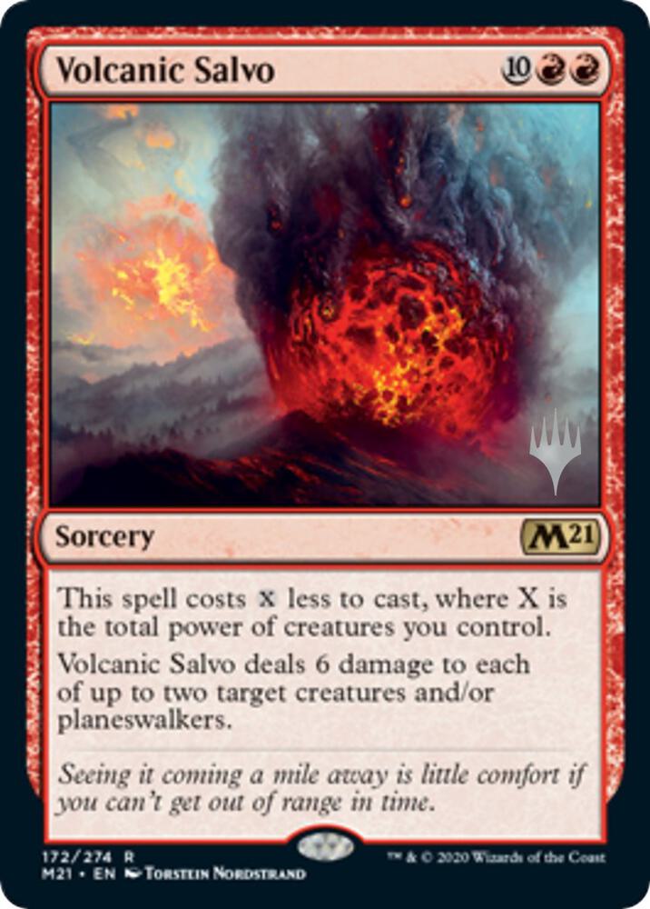 Volcanic Salvo (172) [Core Set 2021 Promos]
