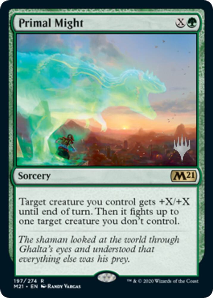 Primal Might (197) [Core Set 2021 Promos]