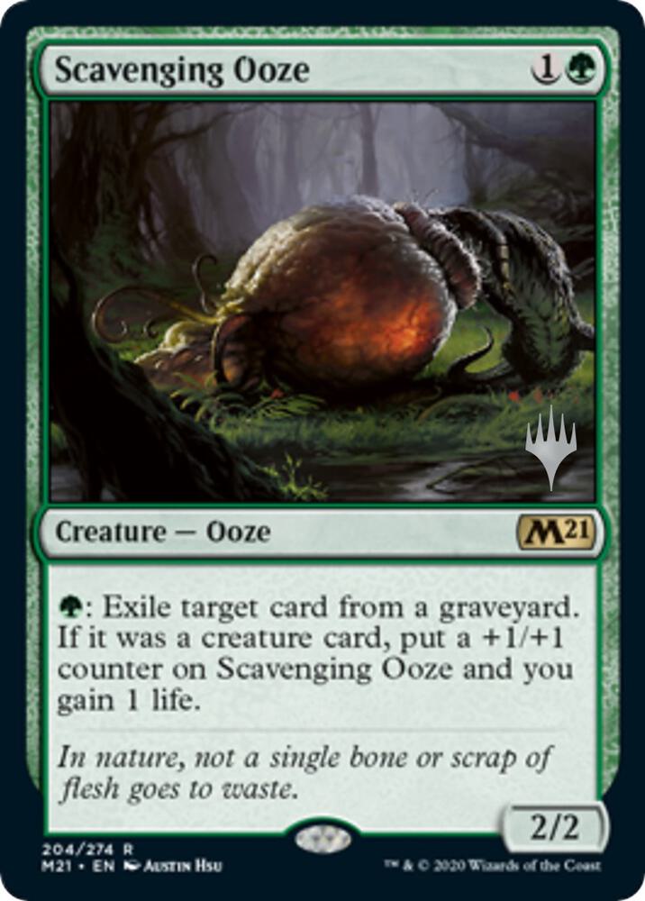 Scavenging Ooze (204) [Core Set 2021 Promos]