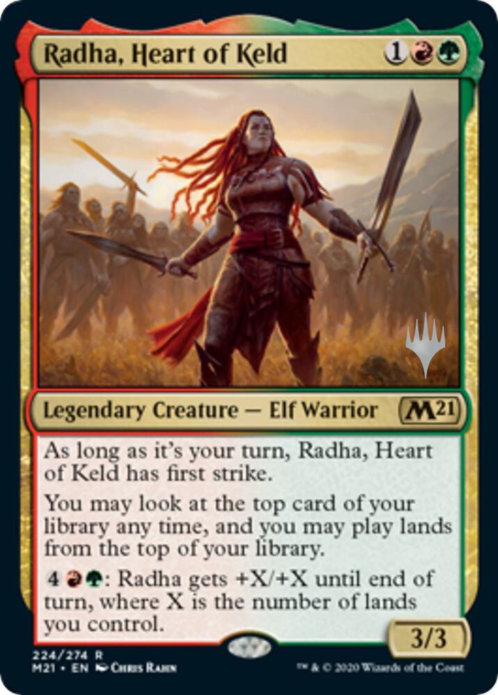 Radha, Heart of Keld (224) [Core Set 2021 Promos]
