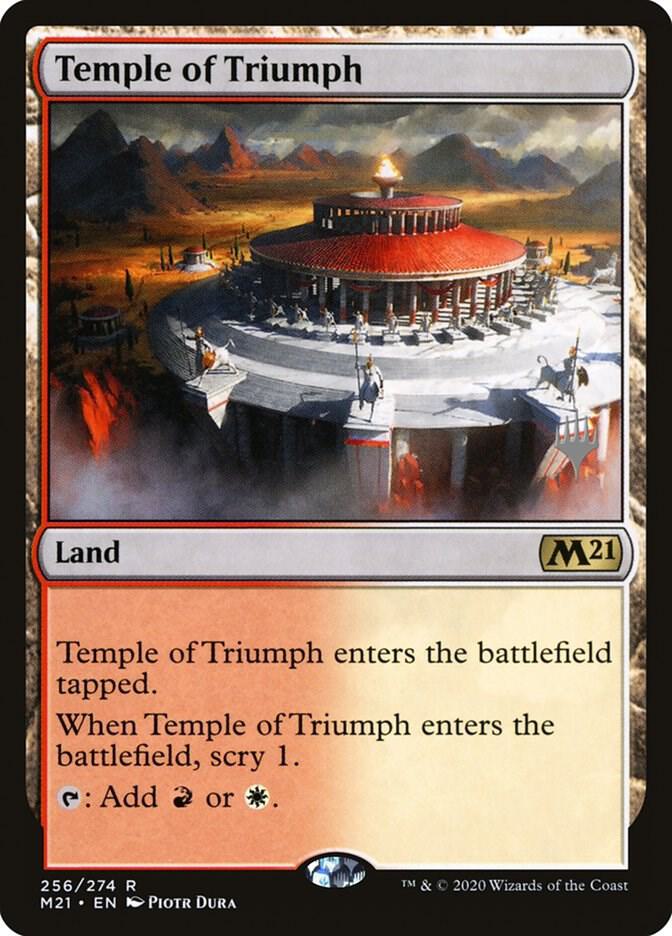Temple of Triumph (256) [Core Set 2021 Promos]