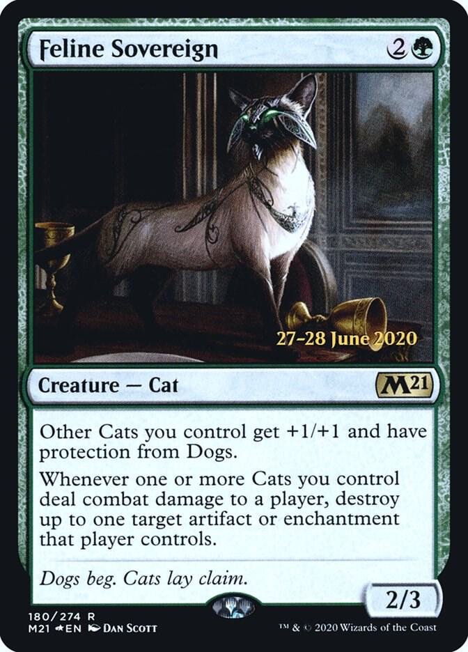 Feline Sovereign (180) [Prerelease Cards]