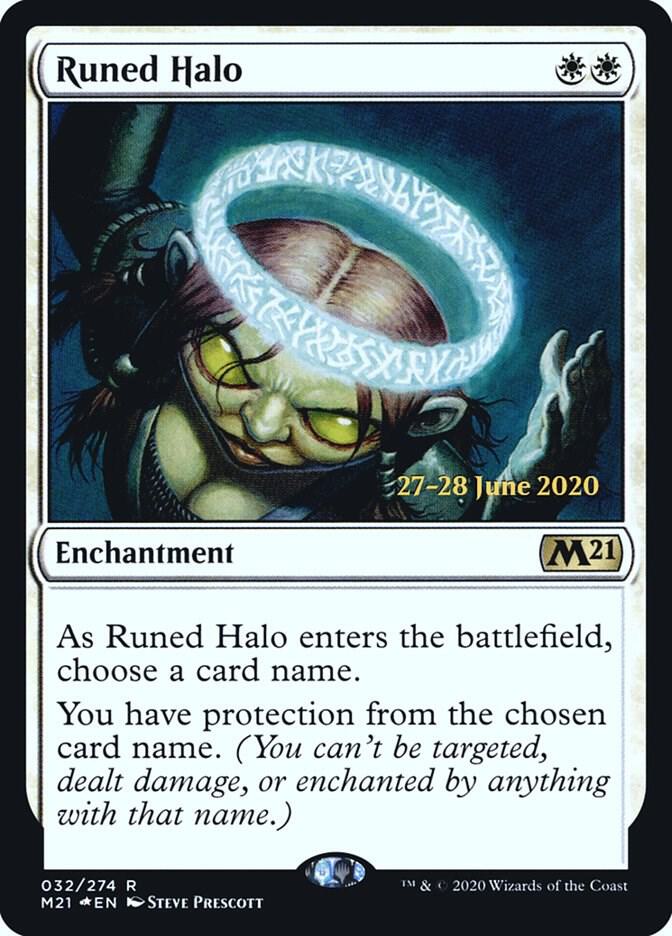 Runed Halo (32) [Prerelease Cards]
