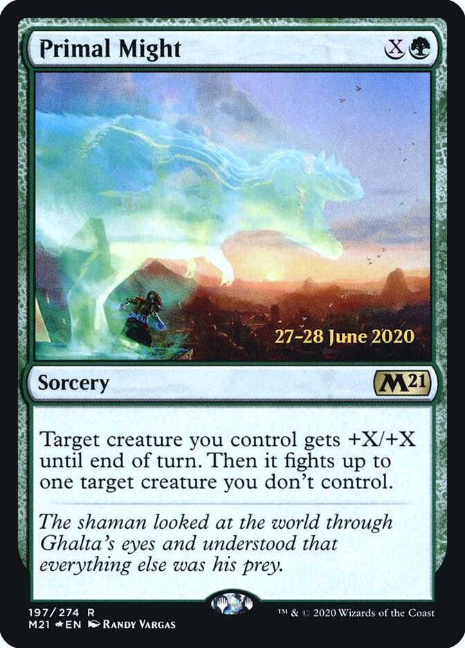 Primal Might (197) [Prerelease Cards]