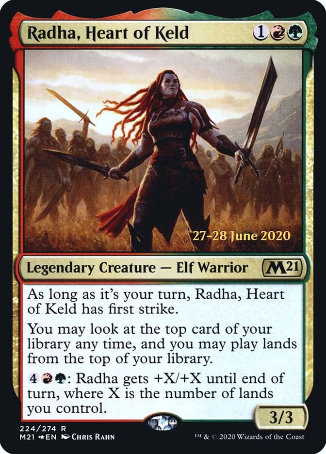 Radha, Heart of Keld (224) [Prerelease Cards]