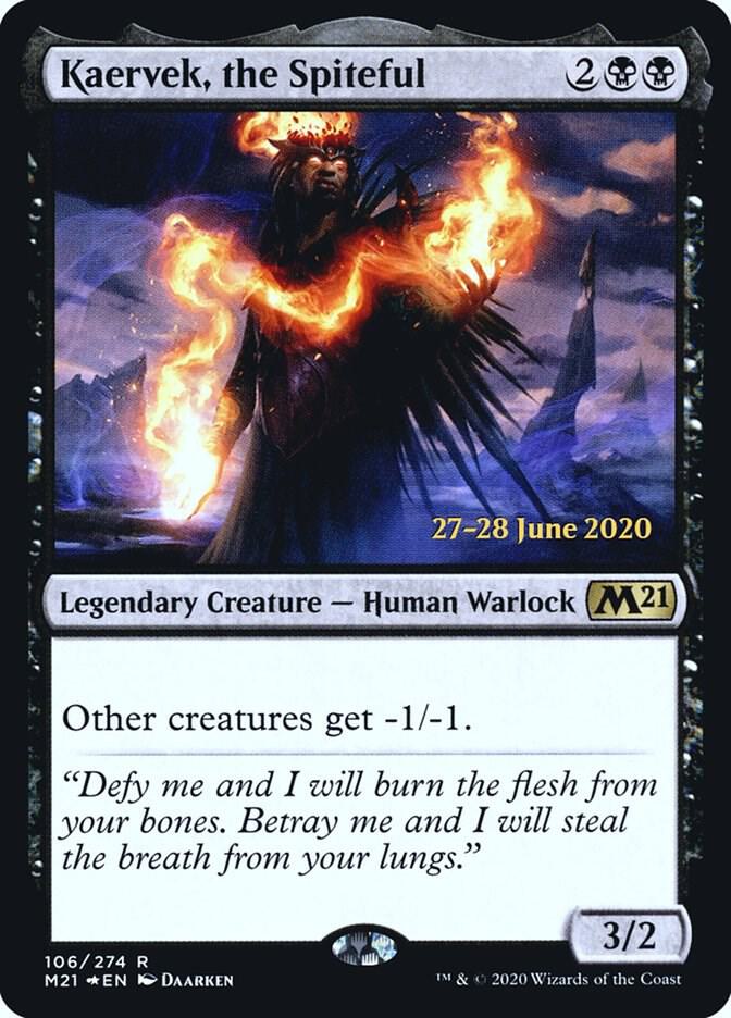 Kaervek, the Spiteful (106) [Prerelease Cards]