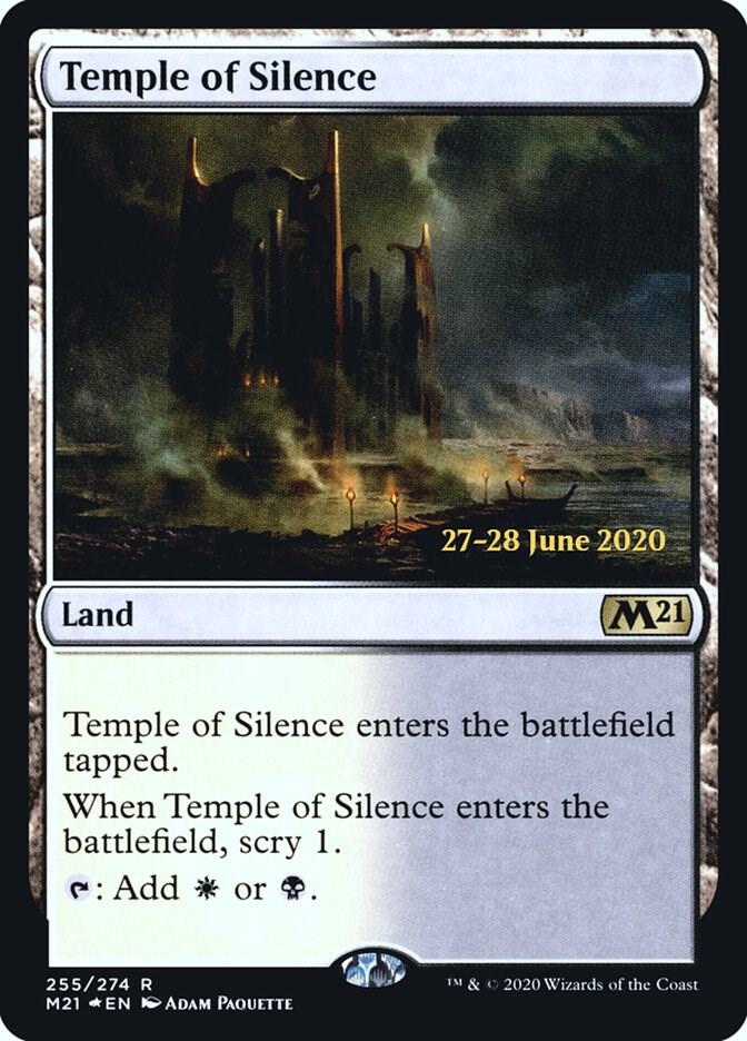 Temple of Silence (M21) (255) [Prerelease Cards]