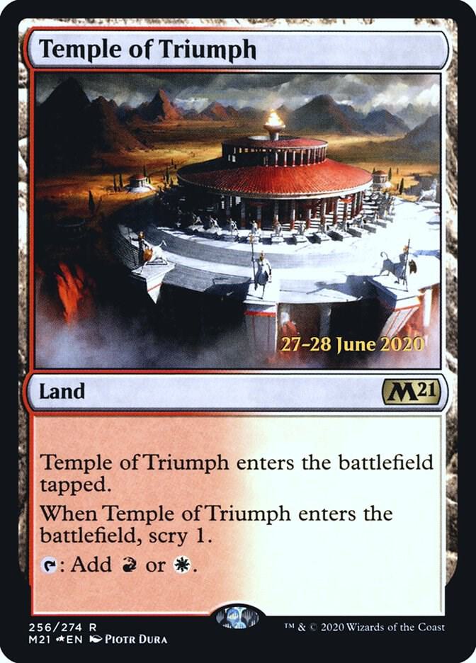 Temple of Triumph (M21) (256) [Prerelease Cards]