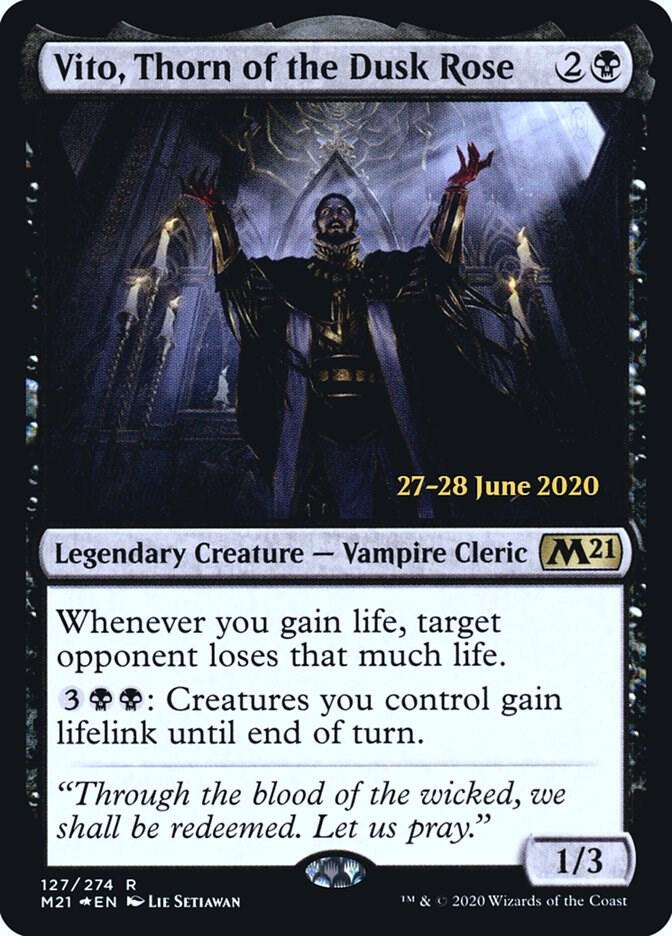 Vito, Thorn of the Dusk Rose (127) [Prerelease Cards]