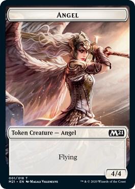Angel // Treasure Double-Sided Token (1 // 15) [Core Set 2021]