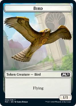 Bird // Cat (011) Double-Sided Token (2 // 11) [Core Set 2021]