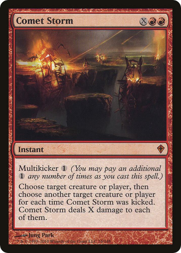 Comet Storm (Worldwake) (76) [Oversize Cards]