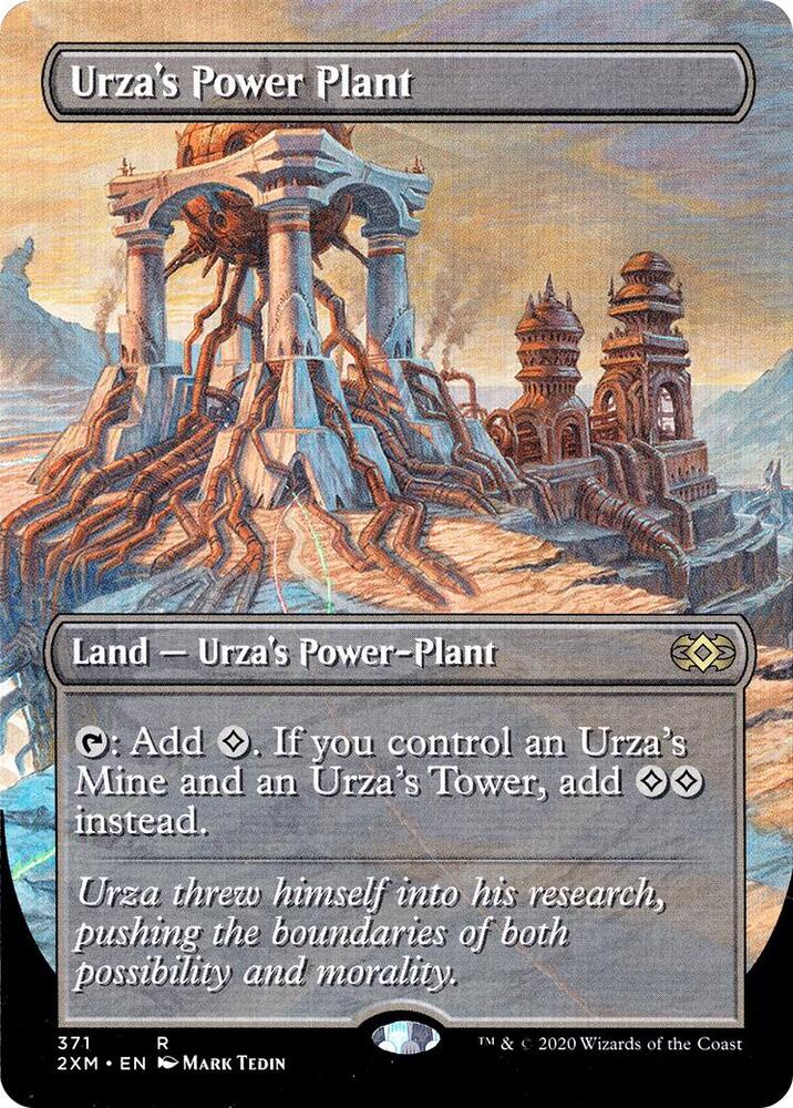 Urza's Power Plant (Borderless) (371) [Double Masters] [Borderless]