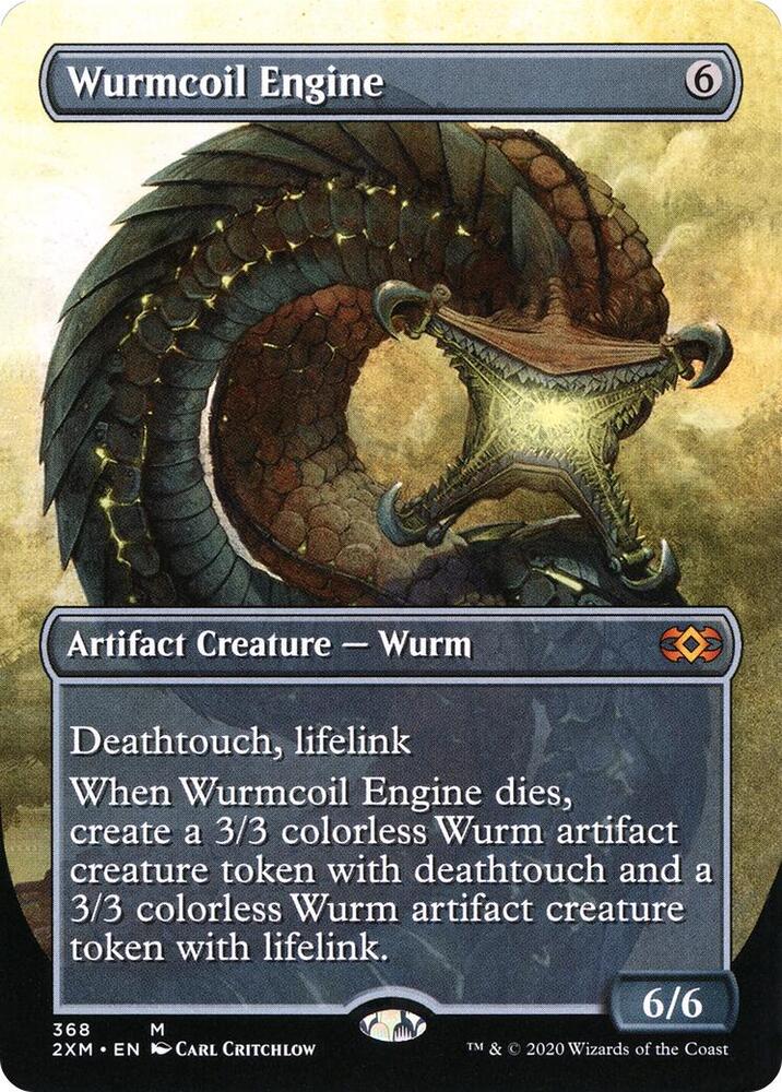 Wurmcoil Engine (Borderless) (368) [Double Masters] [Borderless]