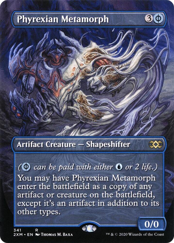 Phyrexian Metamorph (Borderless) (341) [Double Masters] [Borderless]
