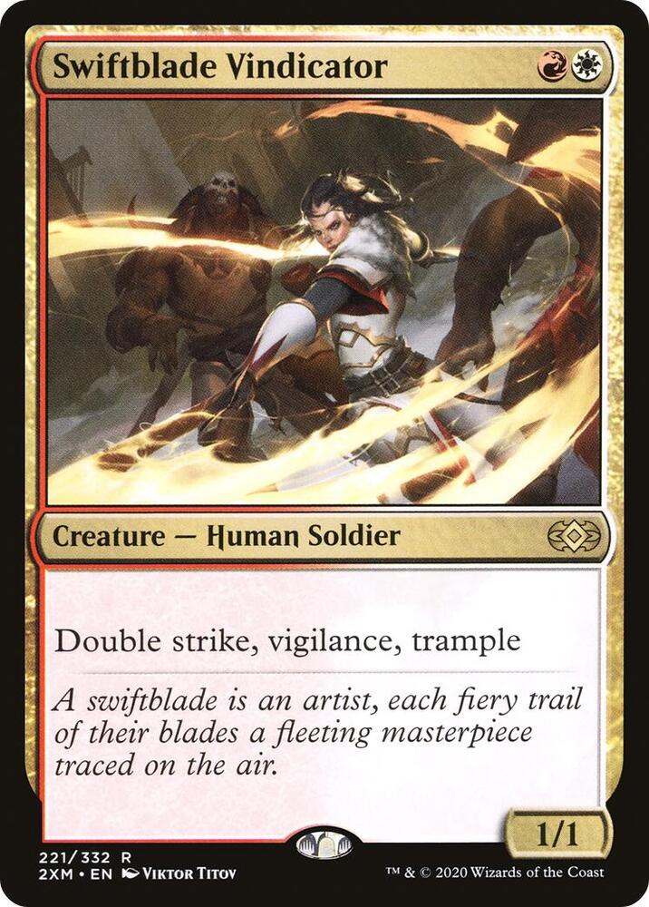 Swiftblade Vindicator (221) [Double Masters]