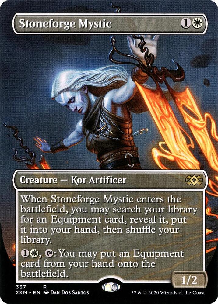 Stoneforge Mystic (Borderless) (337) [Double Masters] [Borderless]