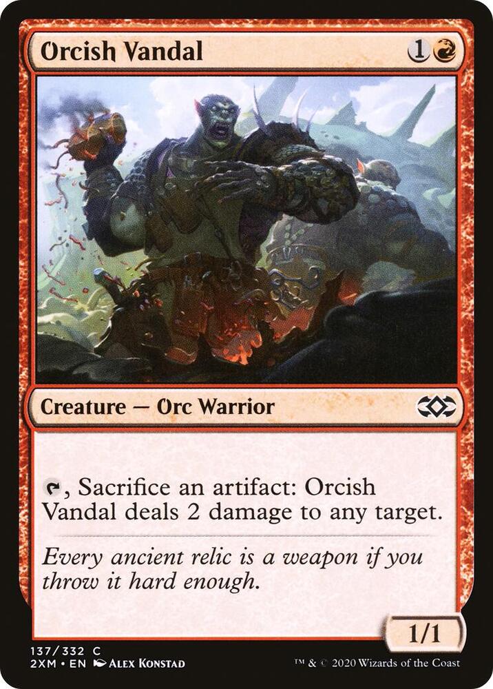 Orcish Vandal (137) [Double Masters]