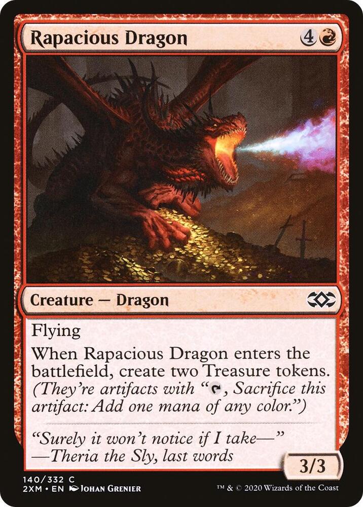 Rapacious Dragon (140) [Double Masters]