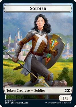 Soldier Token (6) [Double Masters]