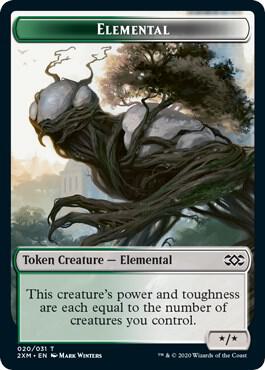 Elemental Token (20) [Double Masters]