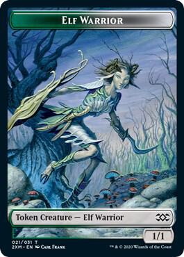 Elf Warrior Token (21) [Double Masters]