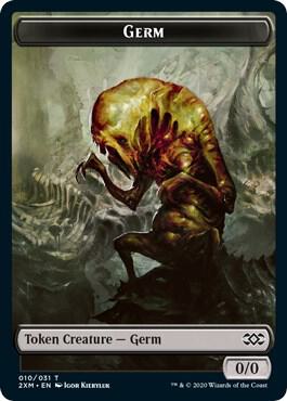 Germ // Wolf Double-Sided Token (10 // 19) [Double Masters]