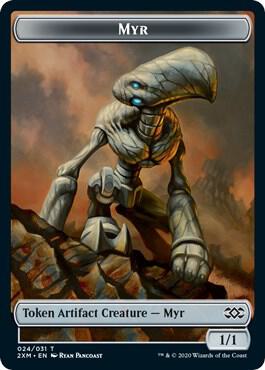 Myr (024) // Treasure Double-Sided Token (24 // 27) [Double Masters]