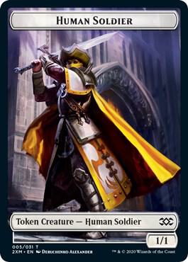 Human Soldier // Servo Double-Sided Token (5 // 25) [Double Masters]