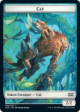 Cat // Servo Double-Sided Token (4 // 25) [Double Masters]