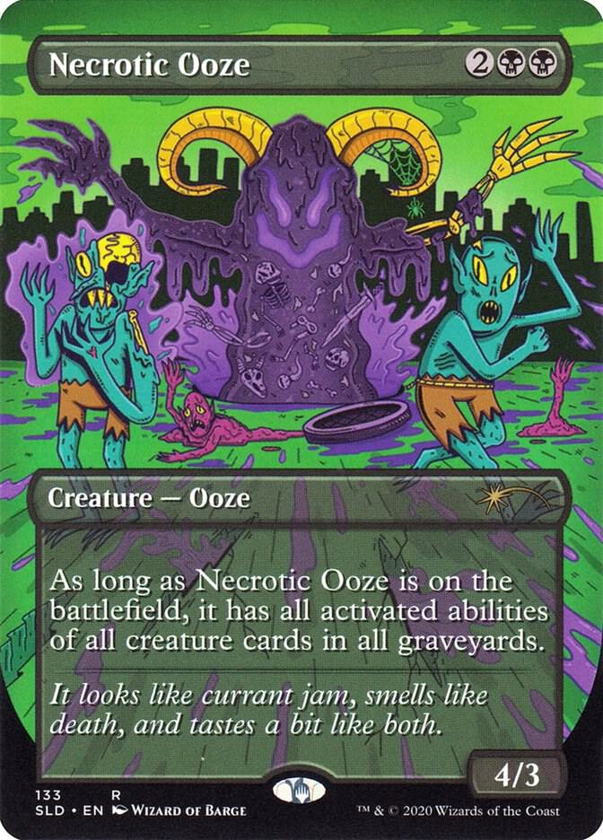 Necrotic Ooze (133) [Secret Lair Drop] [Borderless]