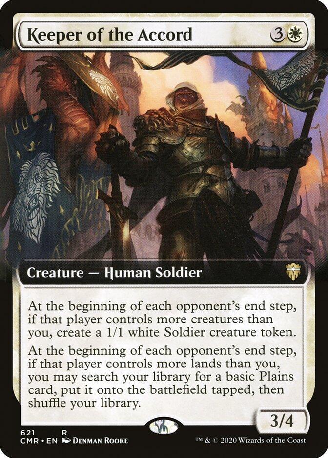 Keeper of the Accord (Extended Art) (621) [Commander Legends] [Extended Art]
