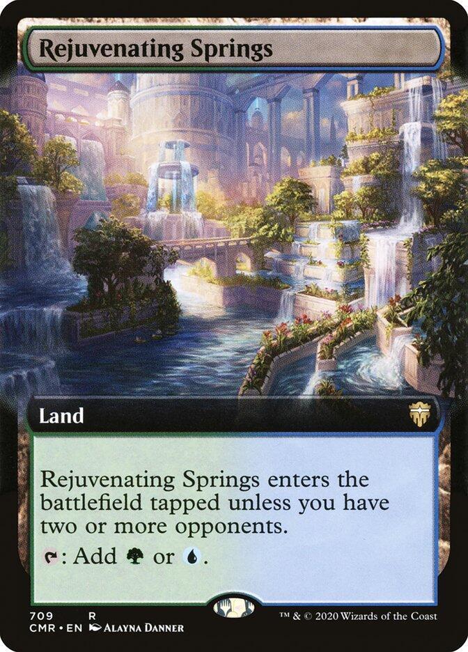 Rejuvenating Springs (Extended Art) (709) [Commander Legends] [Extended Art]