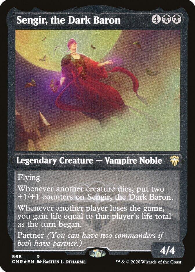 Sengir, the Dark Baron (Foil Etched) (568) [Commander Legends] [Etched]