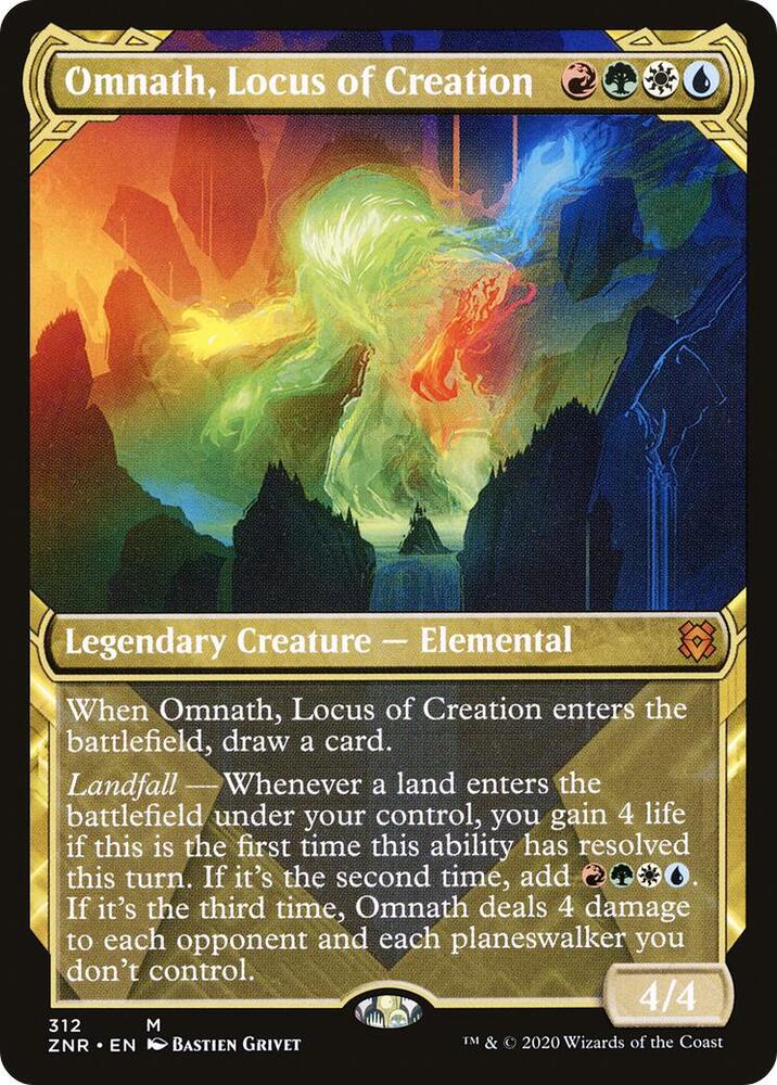 Omnath, Locus of Creation (Showcase) (312) [Zendikar Rising] [Showcase]