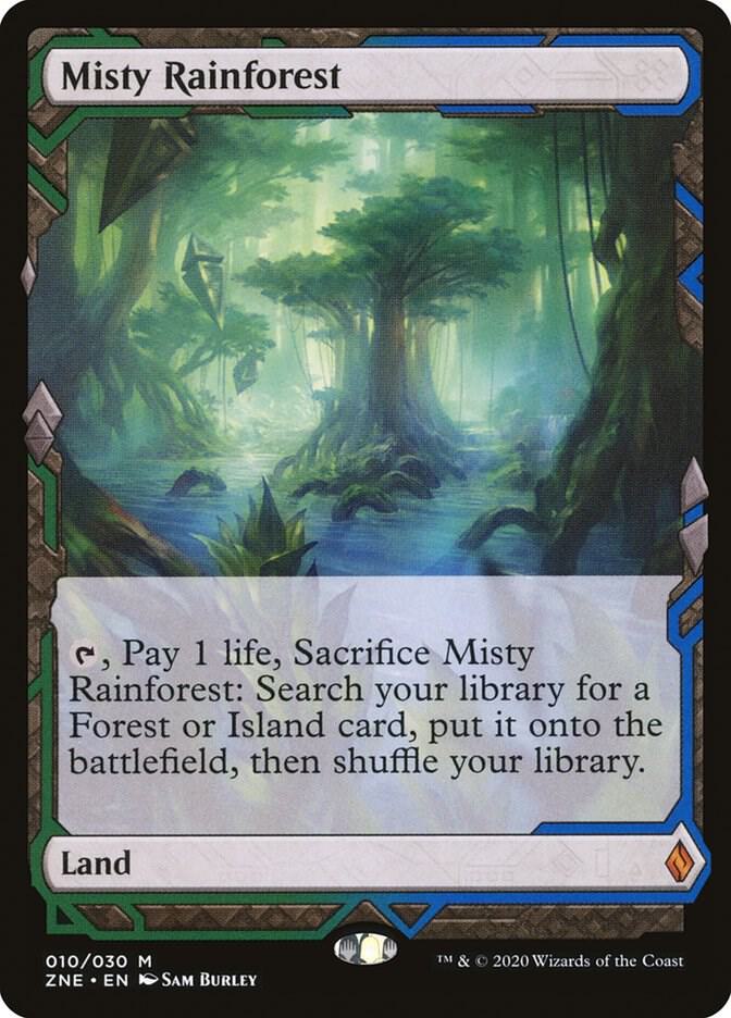 Misty Rainforest (10) [Zendikar Rising Expeditions]