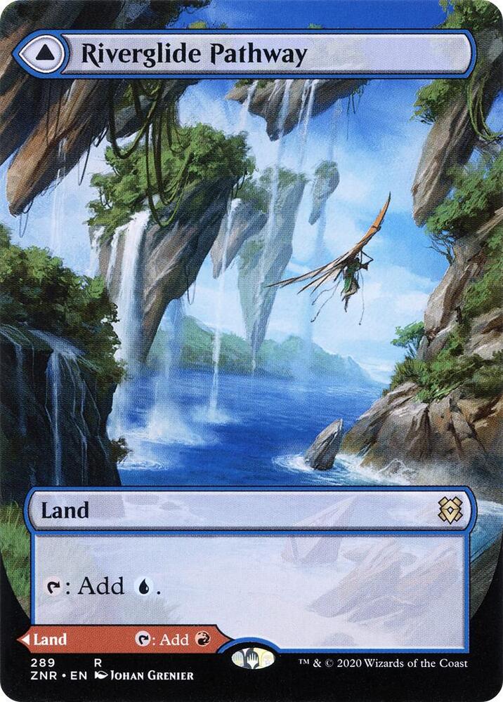 Riverglide Pathway (Borderless) (289) [Zendikar Rising] [Borderless]