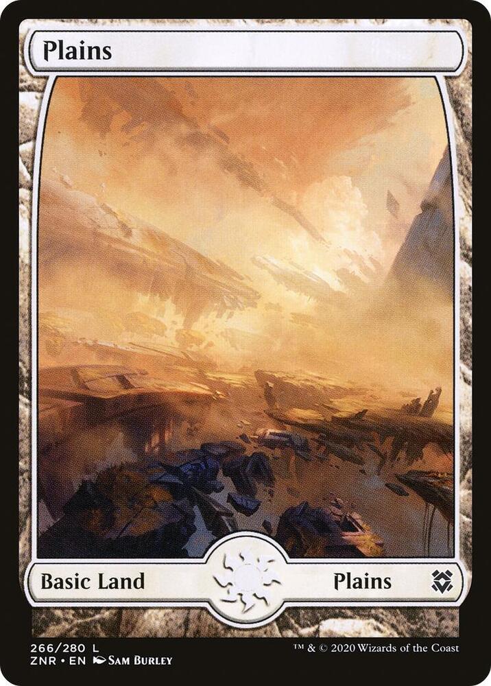 Plains (266) - Full Art [Zendikar Rising] [Full Art]