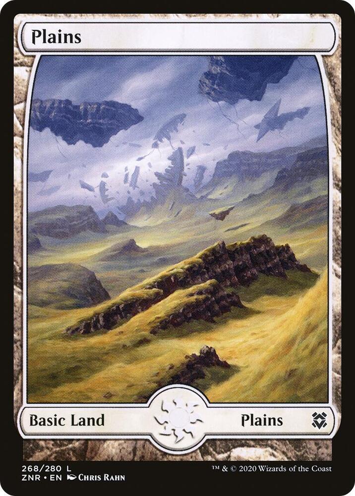 Plains (268) - Full Art [Zendikar Rising] [Full Art]