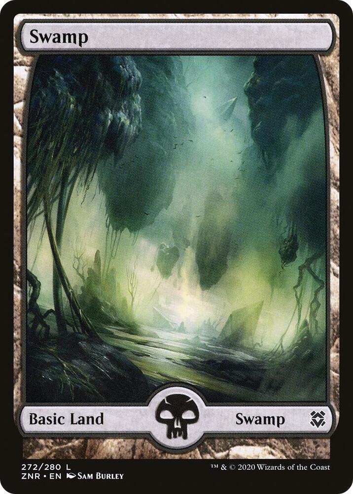 Swamp (272) - Full Art [Zendikar Rising] [Full Art]