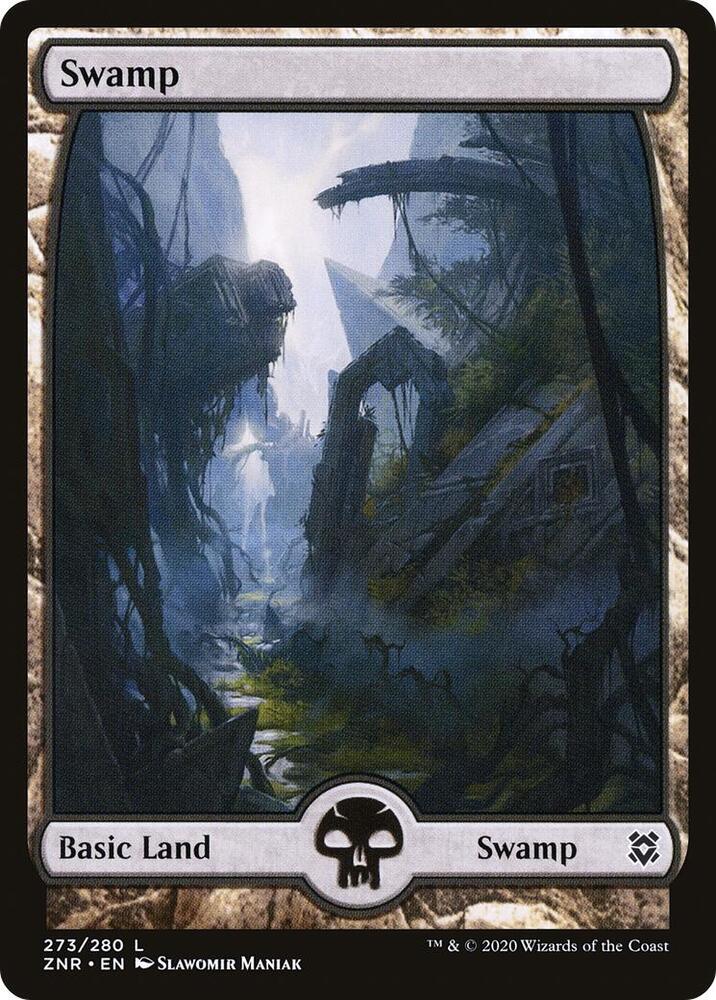 Swamp (273) - Full Art [Zendikar Rising] [Full Art]