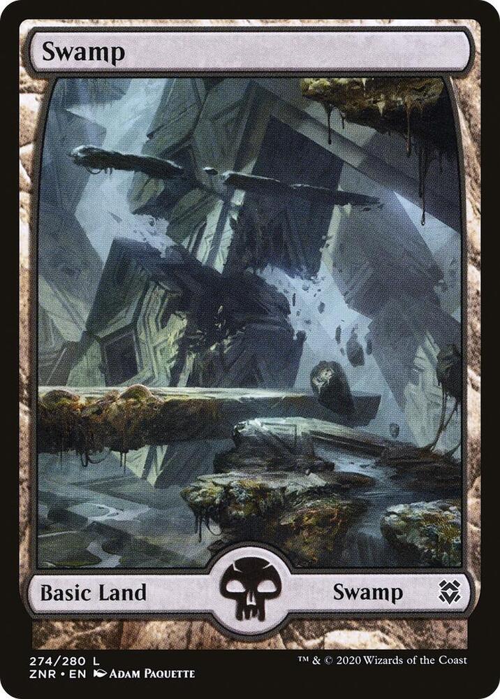 Swamp (274) - Full Art [Zendikar Rising]