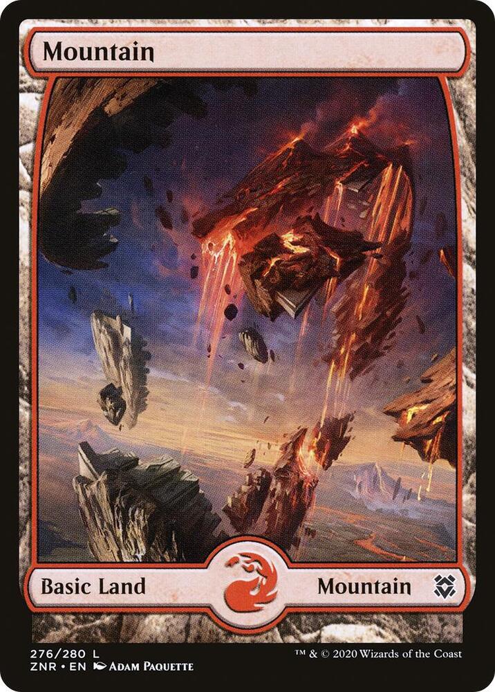 Mountain (276) - Full Art [Zendikar Rising] [Full Art]