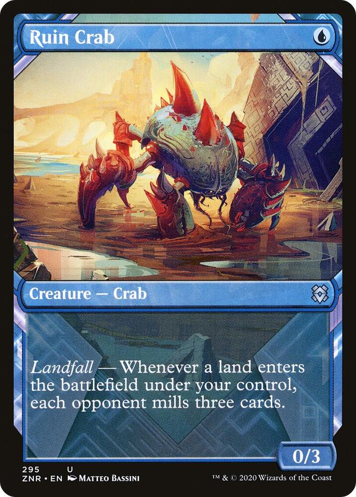 Ruin Crab (Showcase) (295) [Zendikar Rising] [Showcase]