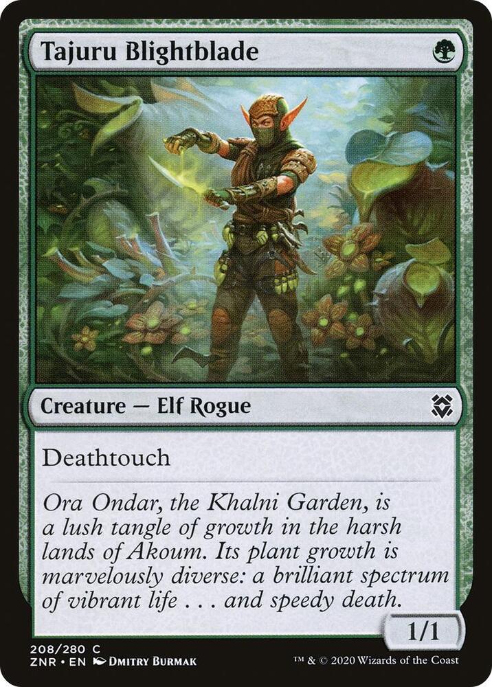 Tajuru Blightblade (208) [Zendikar Rising]