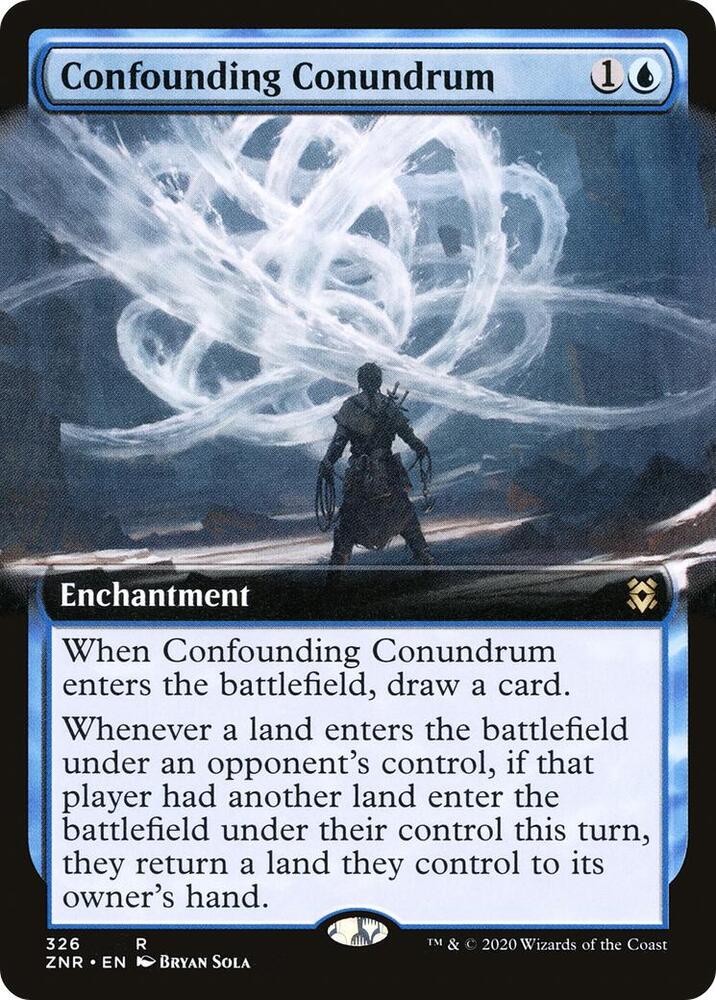Confounding Conundrum (Extended Art) (326) [Zendikar Rising] [Extended Art]
