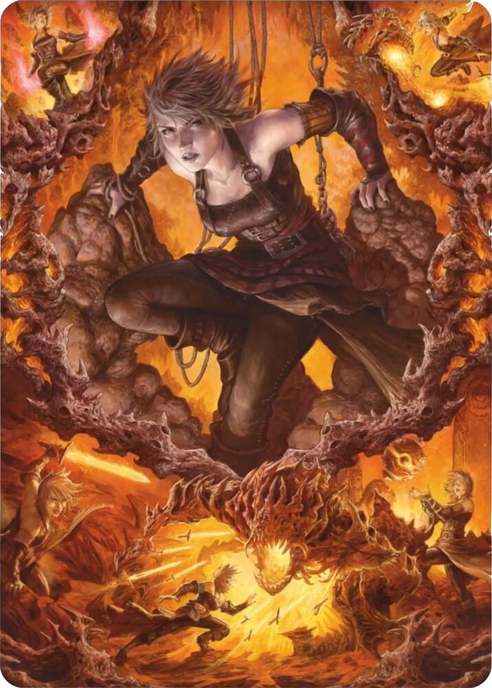 Nahiri, Heir of the Ancients Art Card (4/81) [Zendikar Rising Art Series]