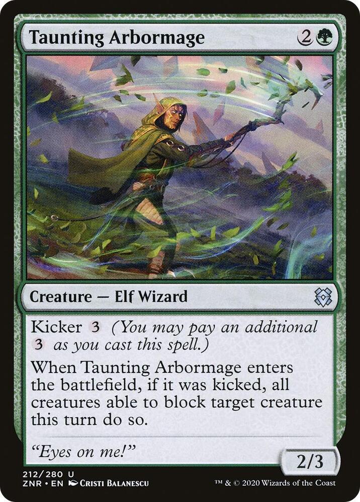 Taunting Arbormage (212) [Zendikar Rising]