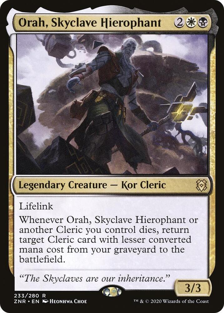 Orah, Skyclave Hierophant (233) [Zendikar Rising]
